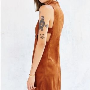 *NWT* Oh My Love Faux-Suede Shift Dress
